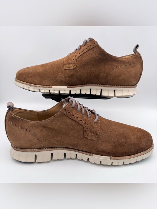 Cole Haan ZeroGrand Brown Suede Sneakers Men\'s Size 10 M C21083 Casual Shoes main image 4